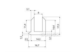 SILIKONPROFILE U-FORM